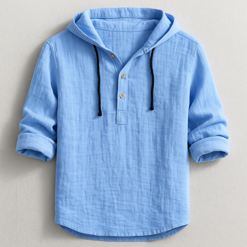 DUVAL PARIS™ | CHEMISE DE LUXE AVEC CAPUCHE