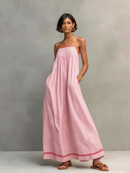 Petra | Striped Maxi Dress
