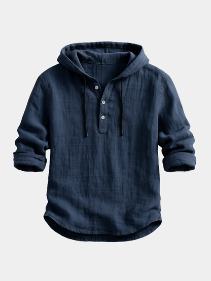 DUVAL PARIS™ | CHEMISE DE LUXE AVEC CAPUCHE