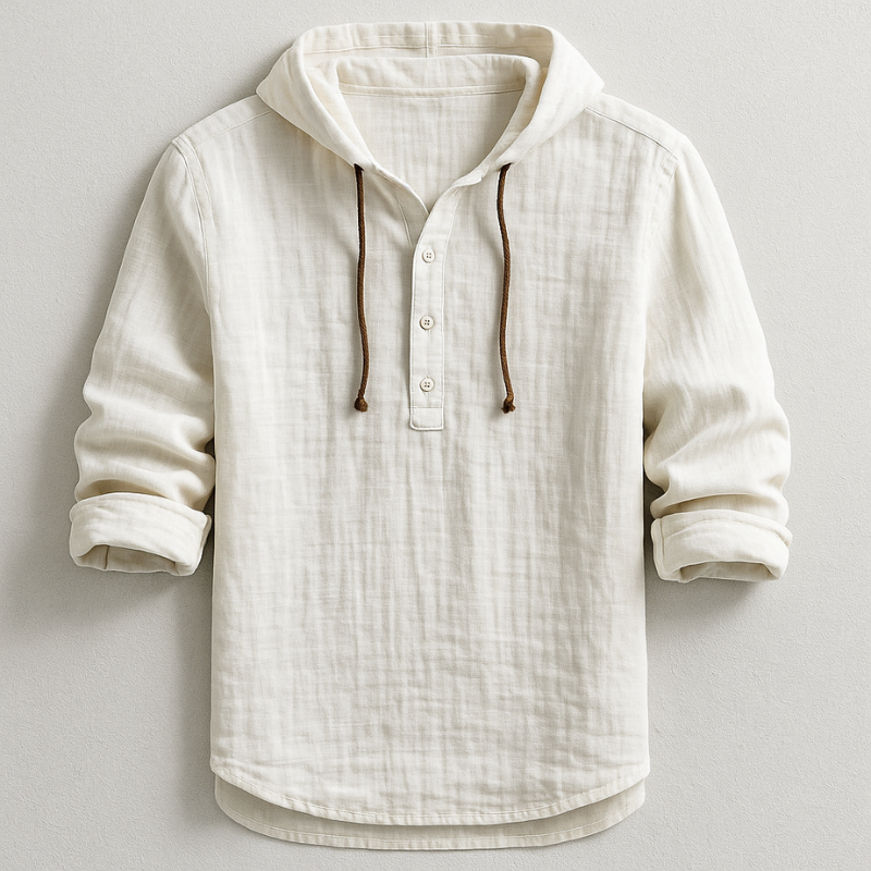 DUVAL PARIS™ | CHEMISE DE LUXE AVEC CAPUCHE