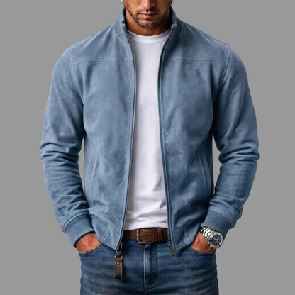 Varel | Suede bomber jacket