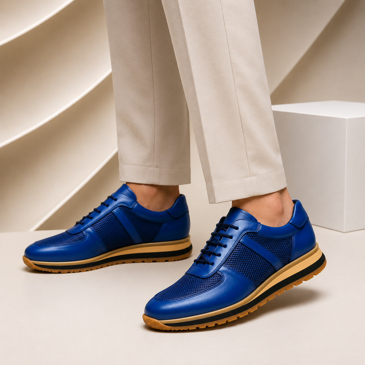 Marciano Cowhide Leather Sneakers