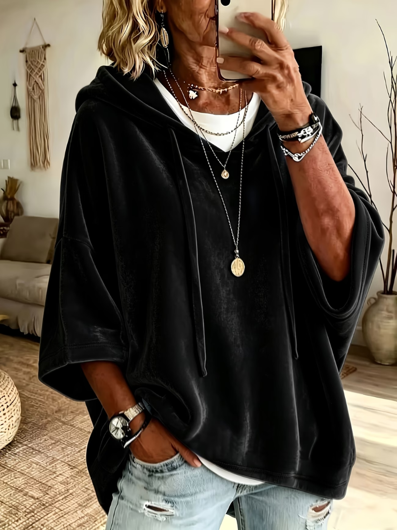 Noemi | Luxe Velor Oversized Hoodie