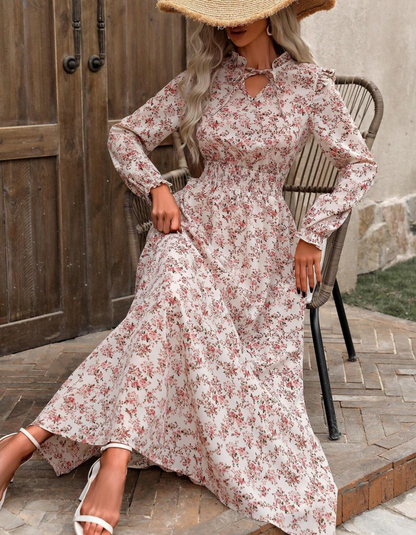 Nesta | Long Sleeve Maxi Dress