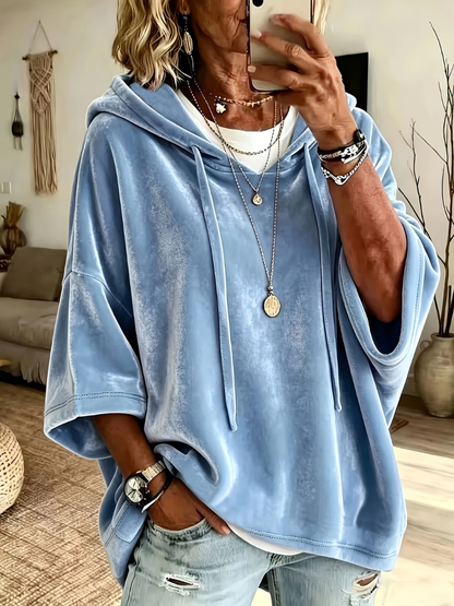 Noemi | Luxe Velor Oversized Hoodie