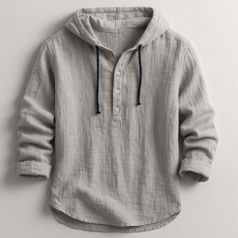 DUVAL PARIS™ | CHEMISE DE LUXE AVEC CAPUCHE