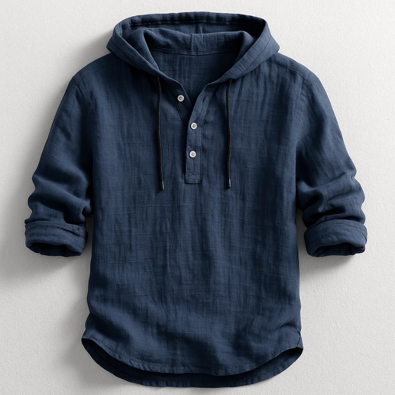 DUVAL PARIS™ | CHEMISE DE LUXE AVEC CAPUCHE