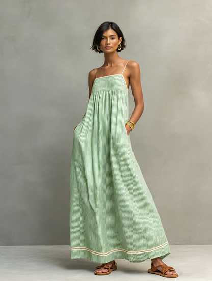 Petra | Striped Maxi Dress