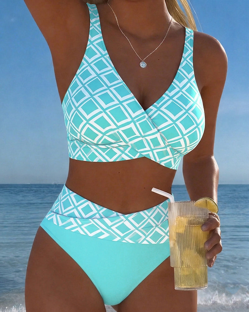 Marlene™ | Two-Piece Elegant Diamond Bikini