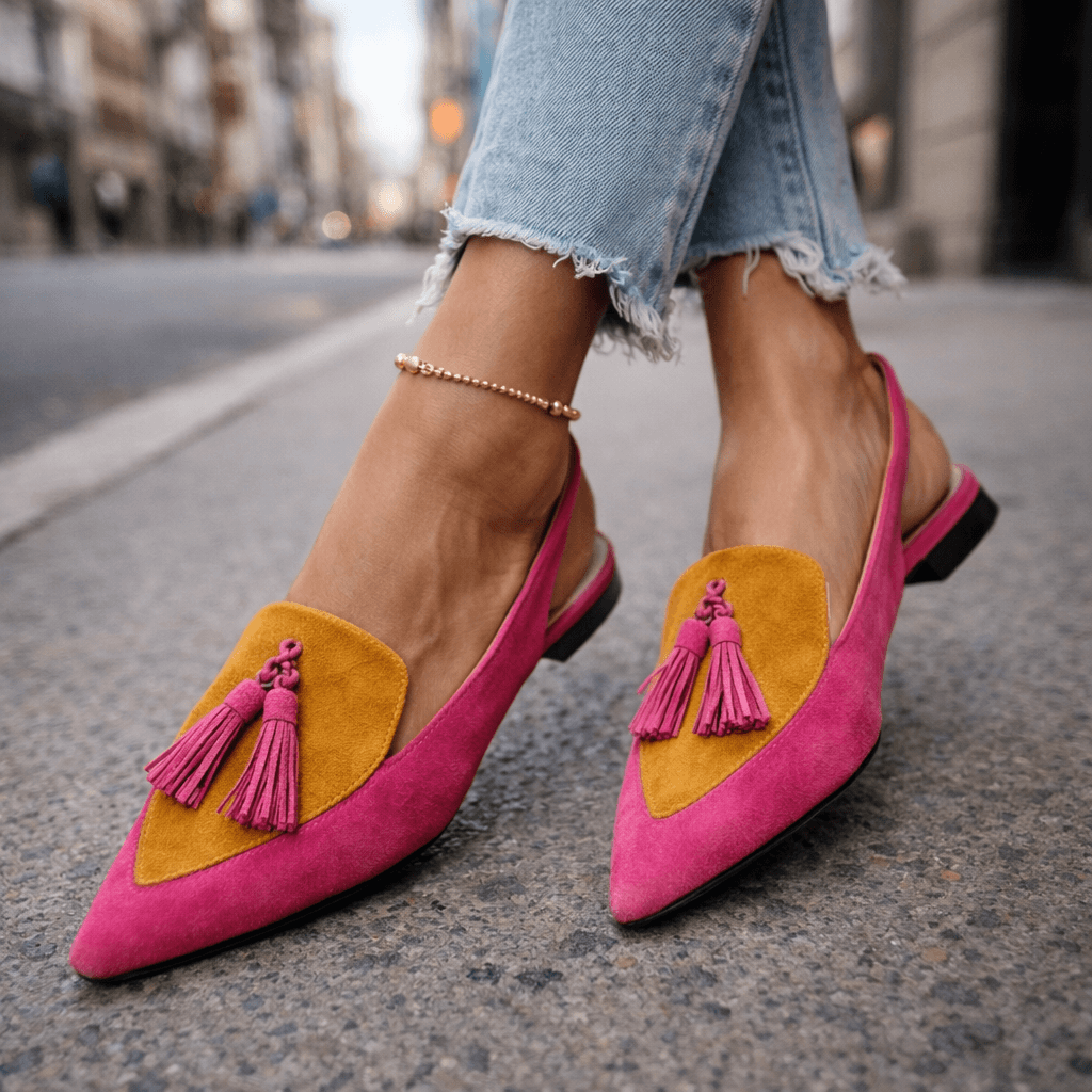 Eliza | Handmade Sandals with Straps and Tassels