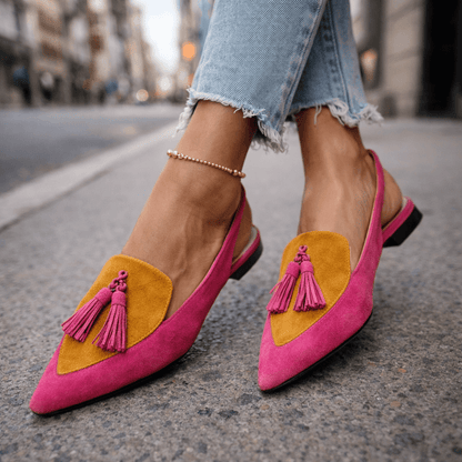 Eliza | Handmade Sandals with Straps and Tassels