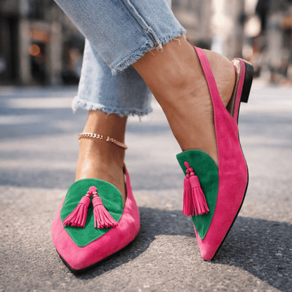 Eliza | Handmade Sandals with Straps and Tassels