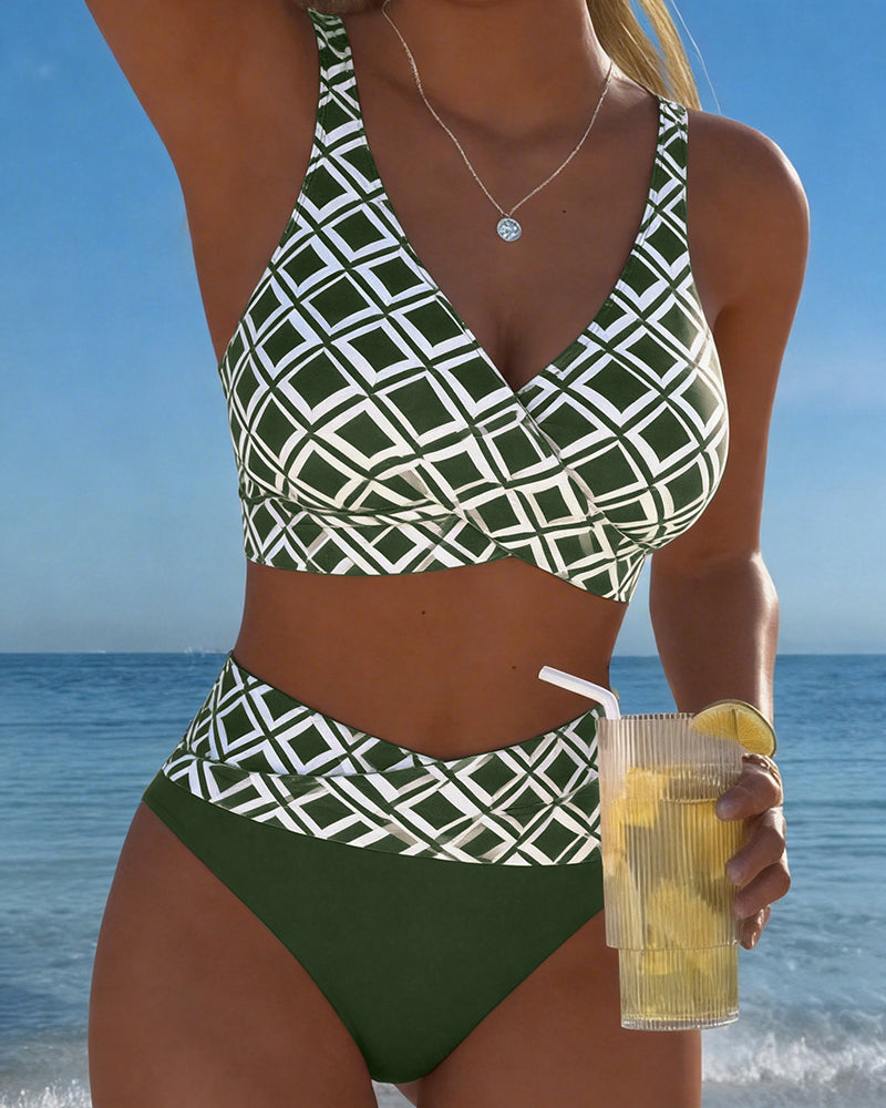 Marlene™ | Two-Piece Elegant Diamond Bikini