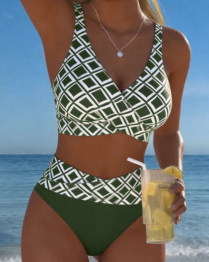 Marlene™ | Two-Piece Elegant Diamond Bikini