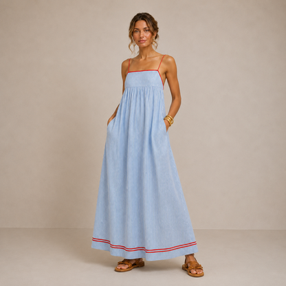 Petra | Striped Maxi Dress