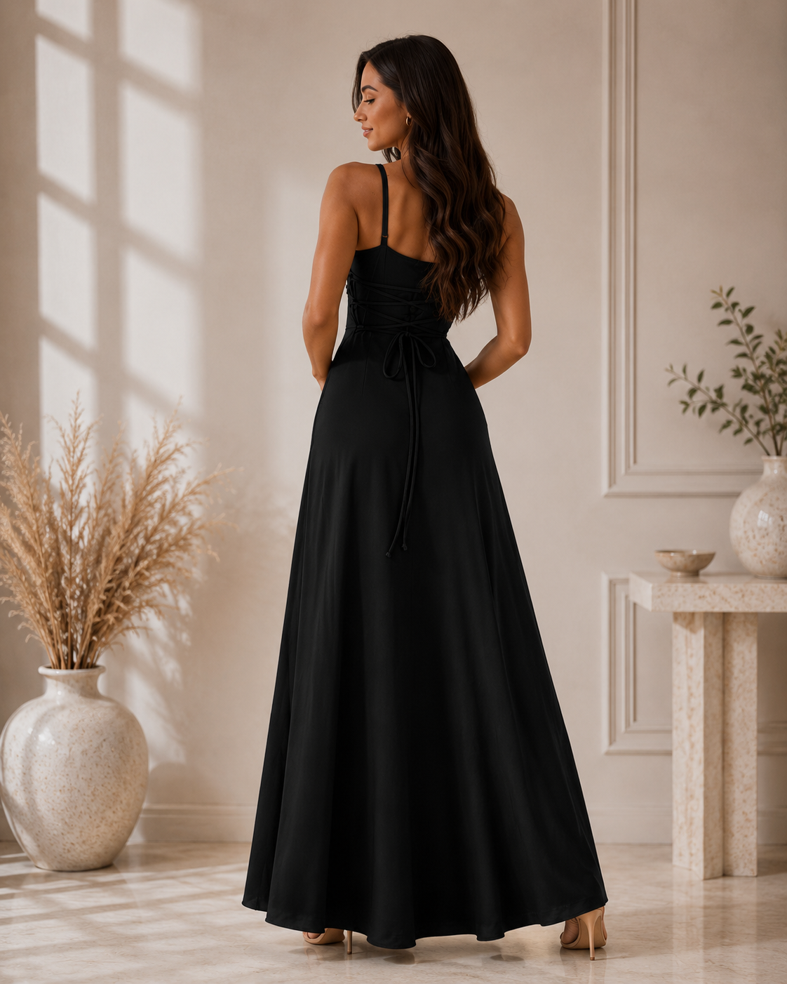 Sybil | Cowl Neck Maxi Dress