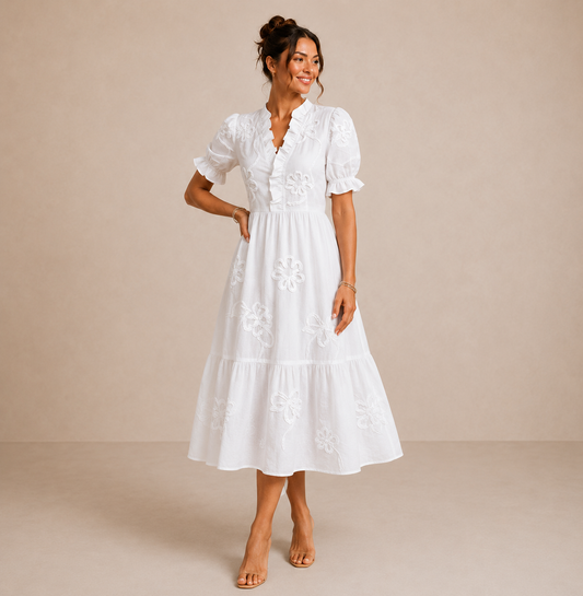 Ida | Wrap Midi Dress