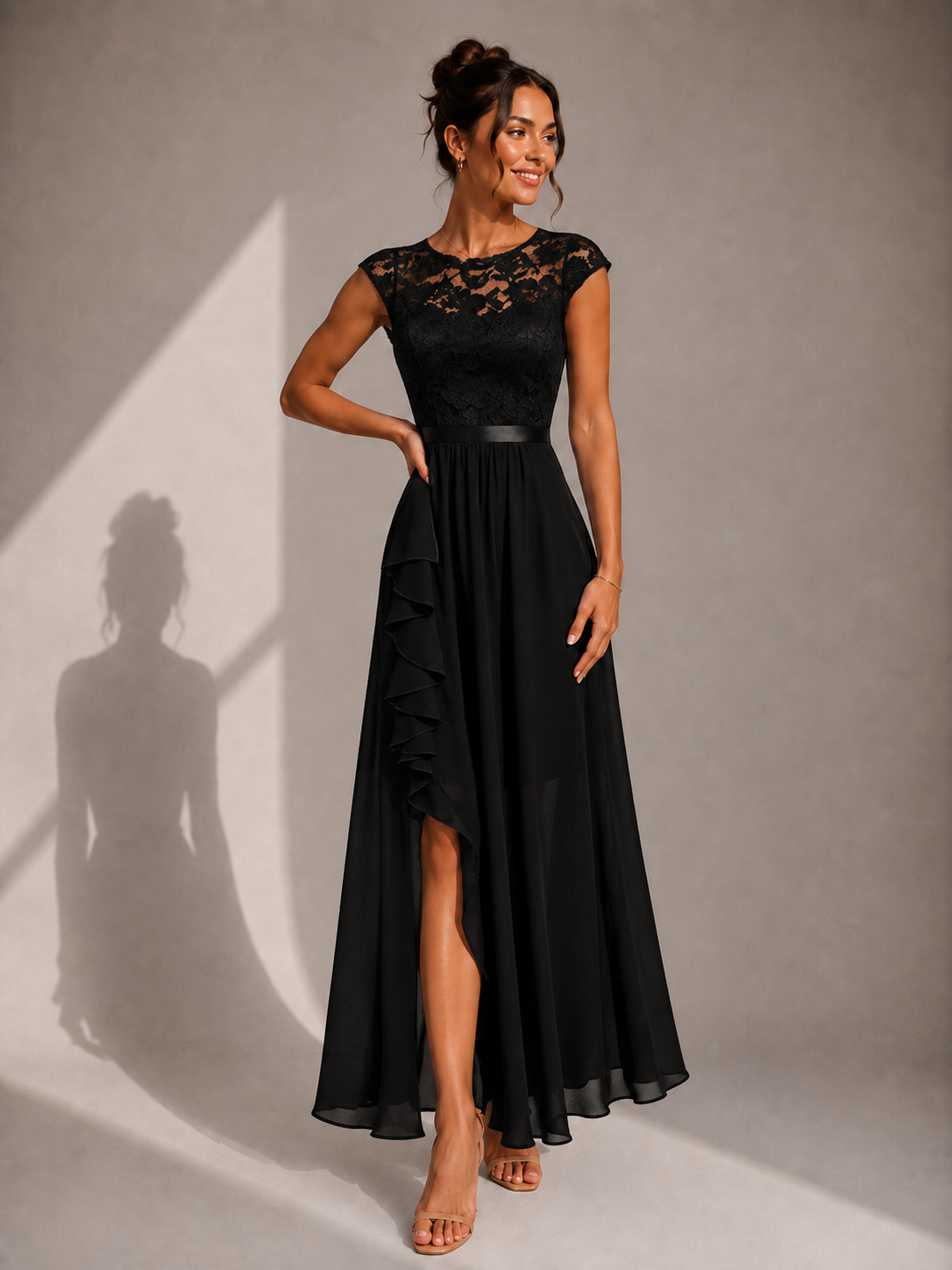 Fern | Lace Bodice Maxi Dress