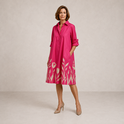 Rowena | Flowy Midi Dress