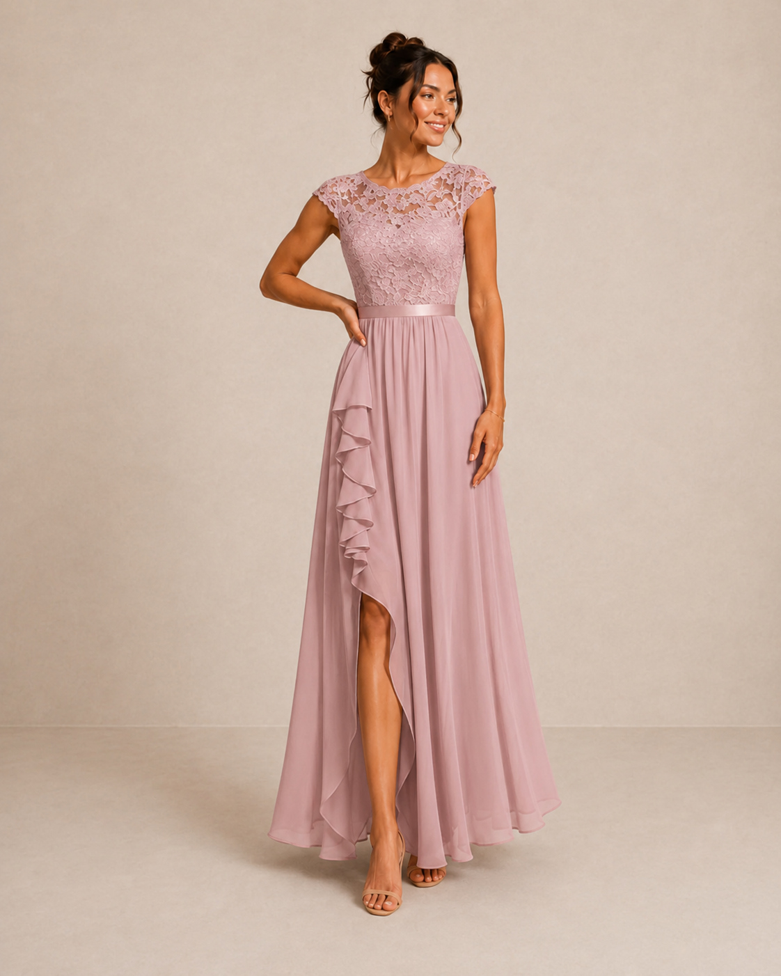 Fern | Lace Bodice Maxi Dress