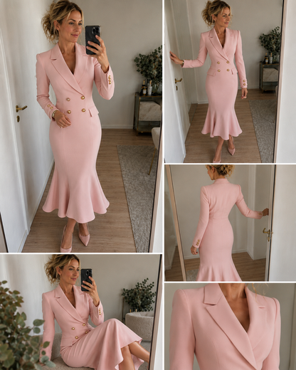 Maeve | Blazer Midi Dress
