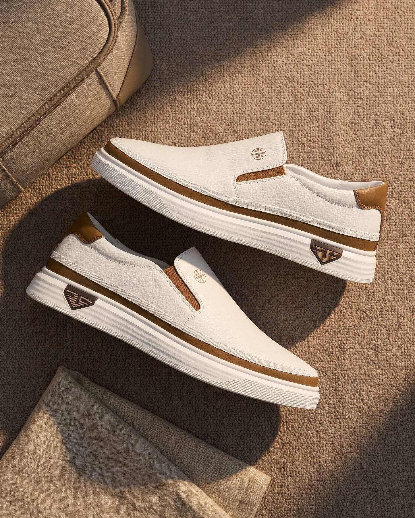 Alessio Leather Slip-Ons