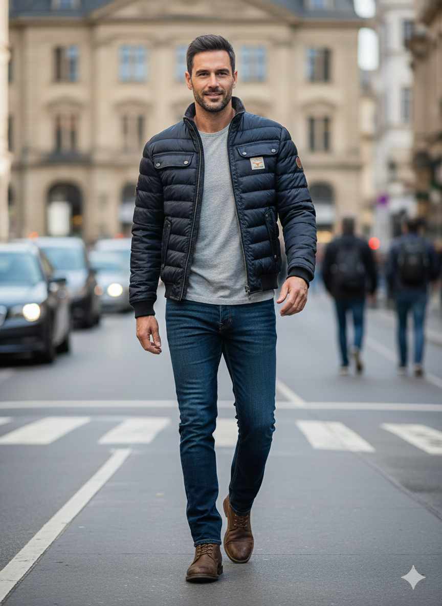 Elegant Urban Padded Jacket