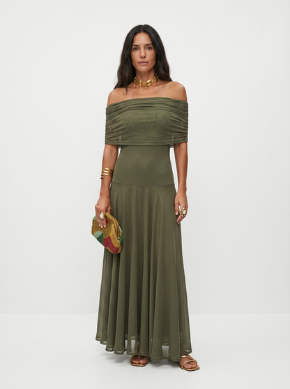 Thea | One Shoulder Print Maxi Dress