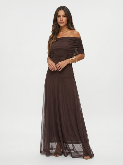 Thea | One Shoulder Print Maxi Dress