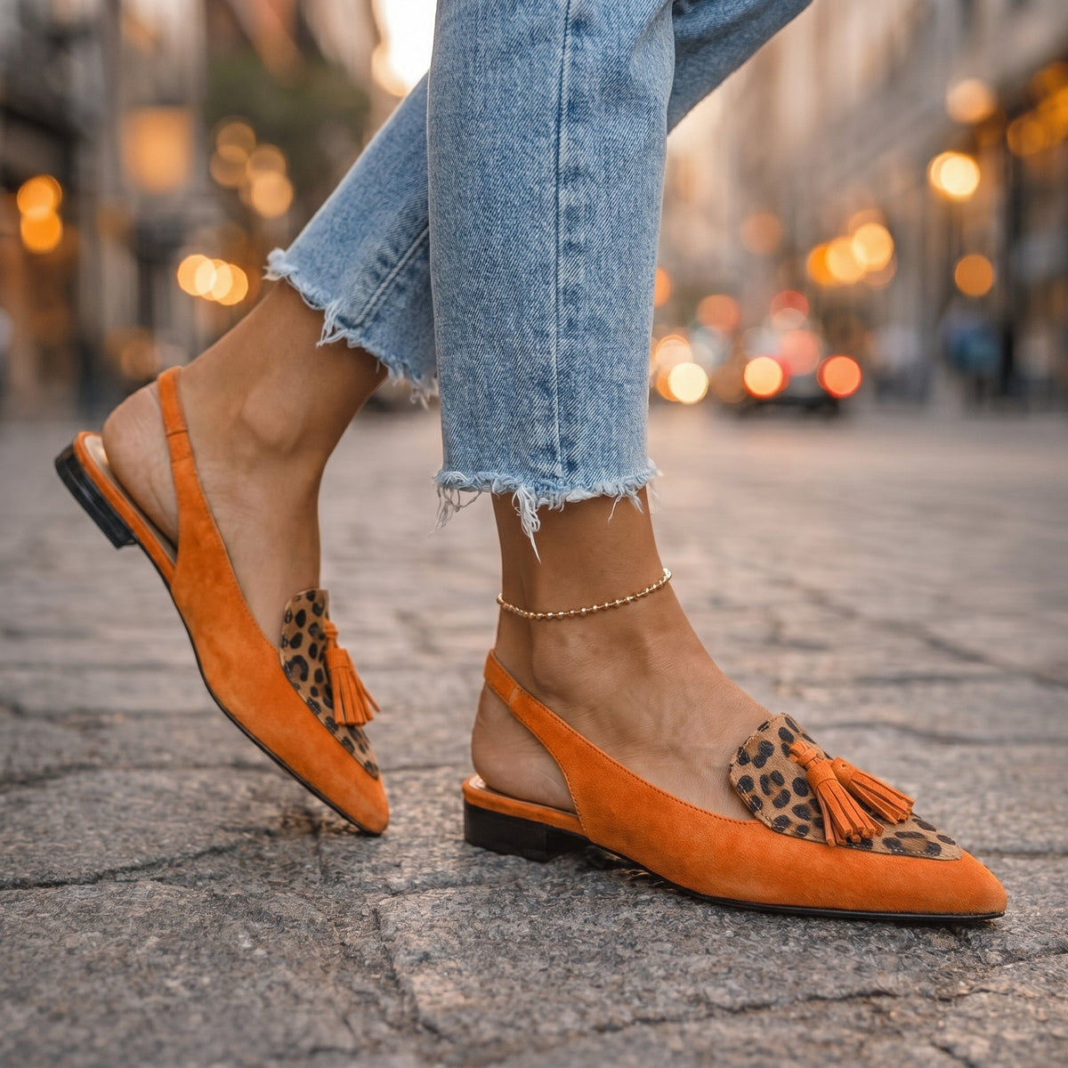 Eliza | Handmade Sandals with Straps and Tassels