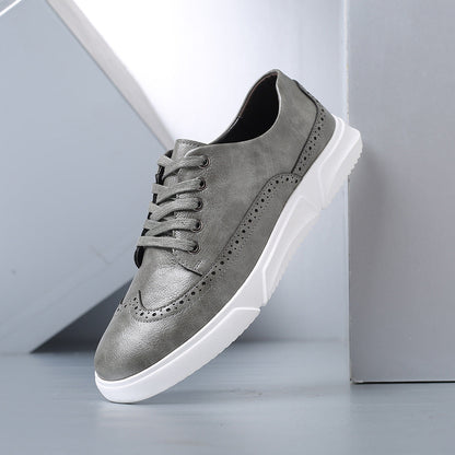 BARRINGTON LEATHER TRAINERS