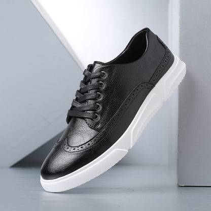 BARRINGTON LEATHER TRAINERS
