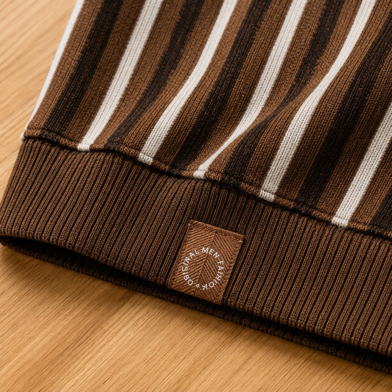 OPEN COLLAR STRIPE POLO