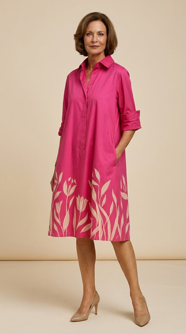 Rowena | Flowy Midi Dress