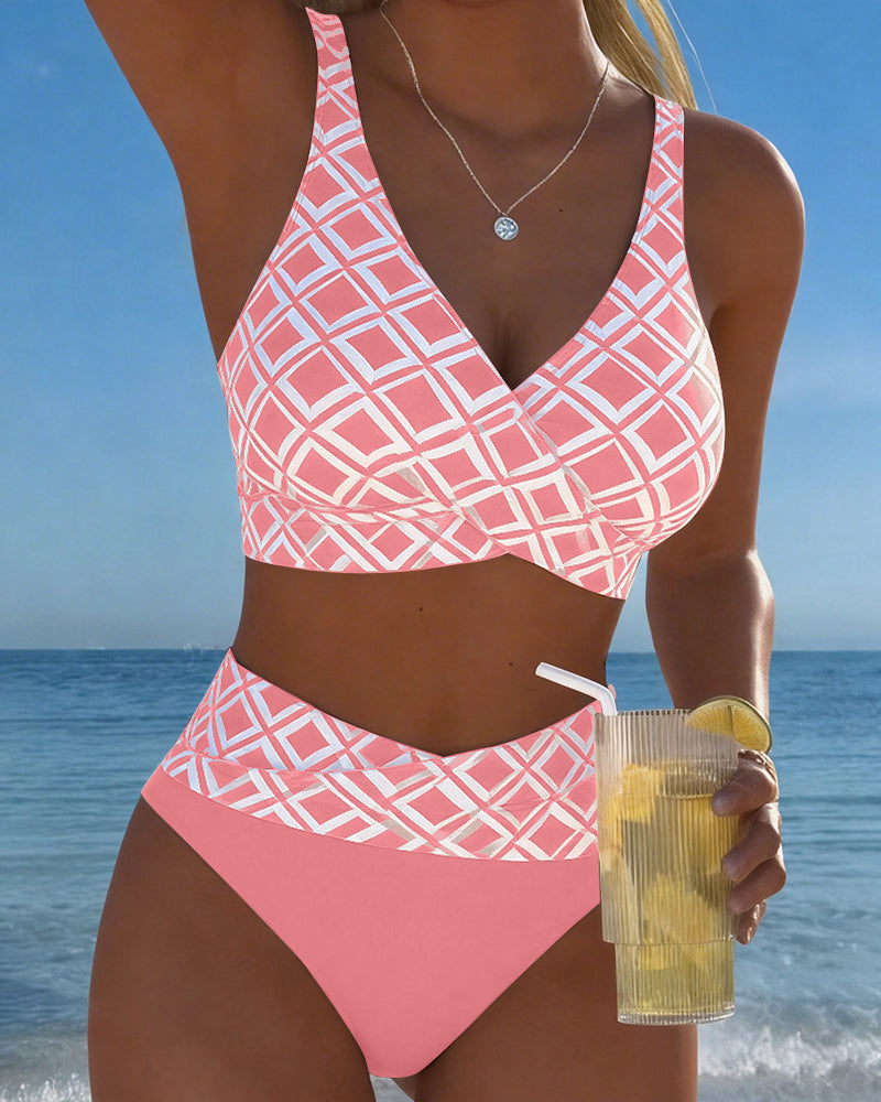 Marlene™ | Two-Piece Elegant Diamond Bikini