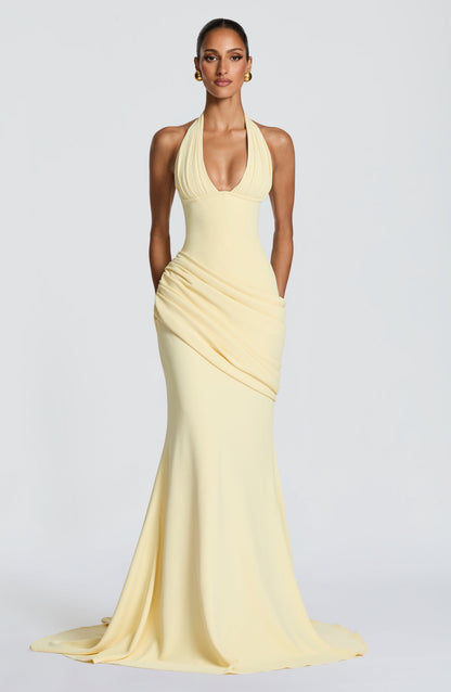 Halter Backless Summer Maxi Dress
