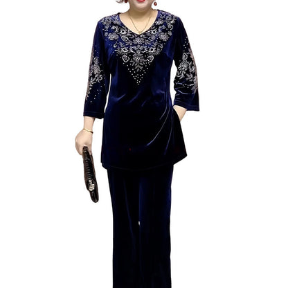 Elvire | Elegant two-piece velvet set