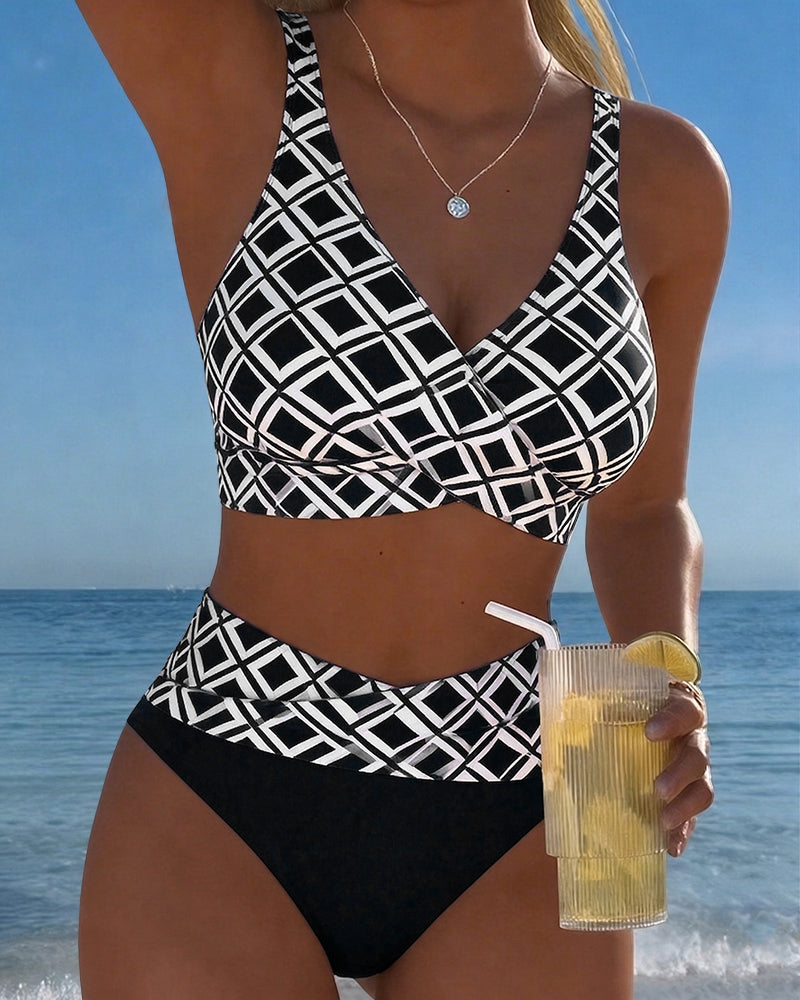 Marlene™ | Two-Piece Elegant Diamond Bikini