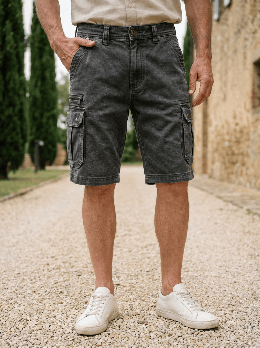 Beeckhoven™ | Functional Denim Cargo Shorts