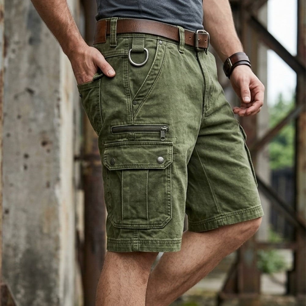 Beeckhoven™ | Functional Denim Cargo Shorts