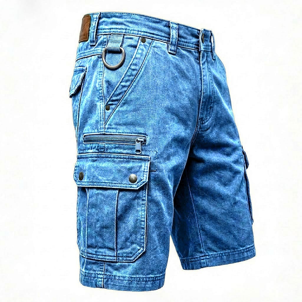 Beeckhoven™ | Functional Denim Cargo Shorts
