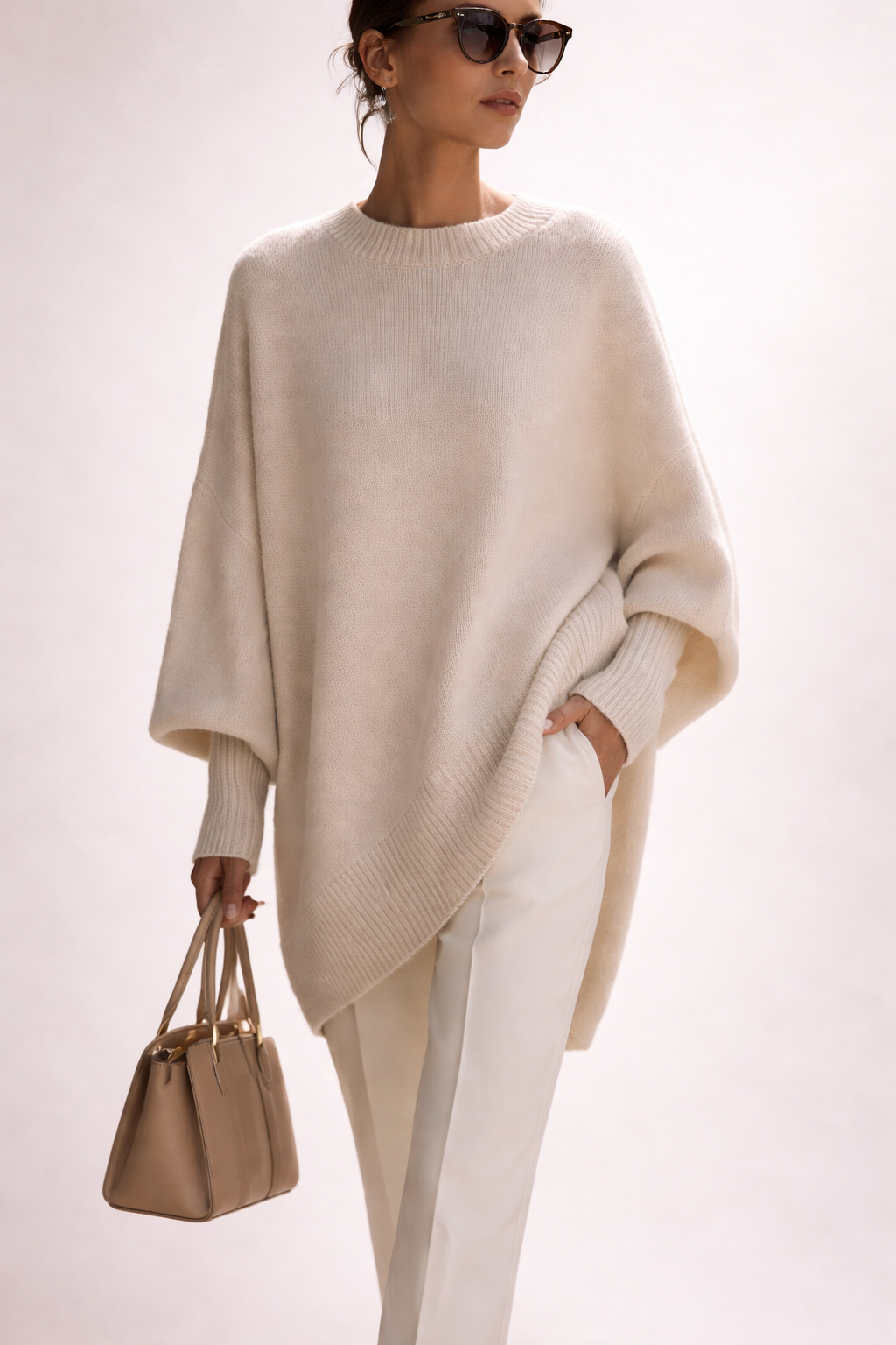 Livia | Oversize-Poncho-Pullover